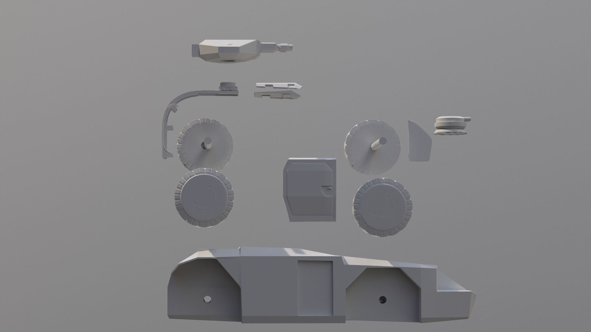 APC - M577 Armored Personnel Carrier - 3D Print 3D print model_4