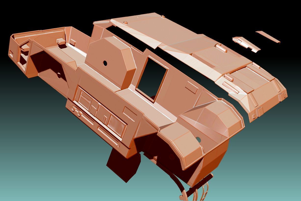 APC - M577 Armored Personnel Carrier - 3D Print 3D print model_18