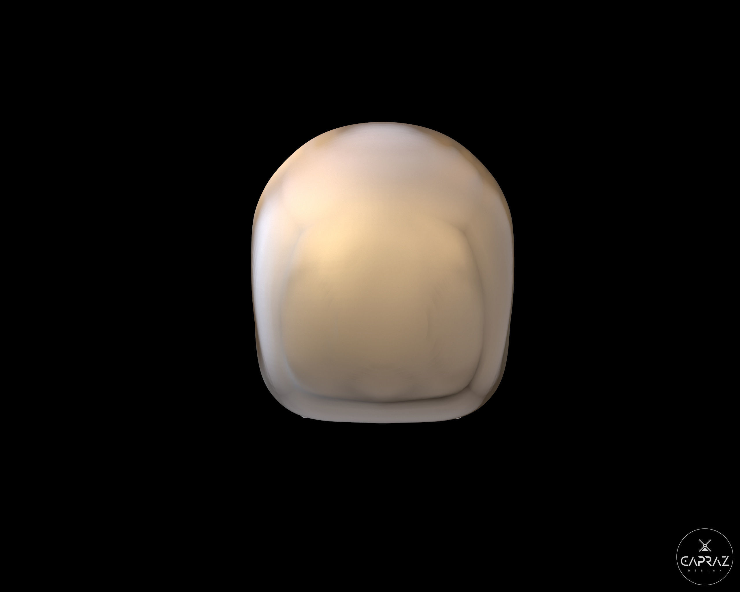 3D Printable Skull - rc 3D print model_7