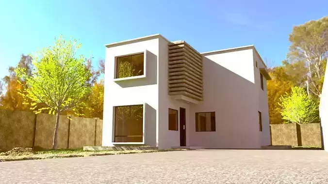 House Exterior Scene