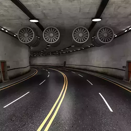 Road Tunnel 3D model