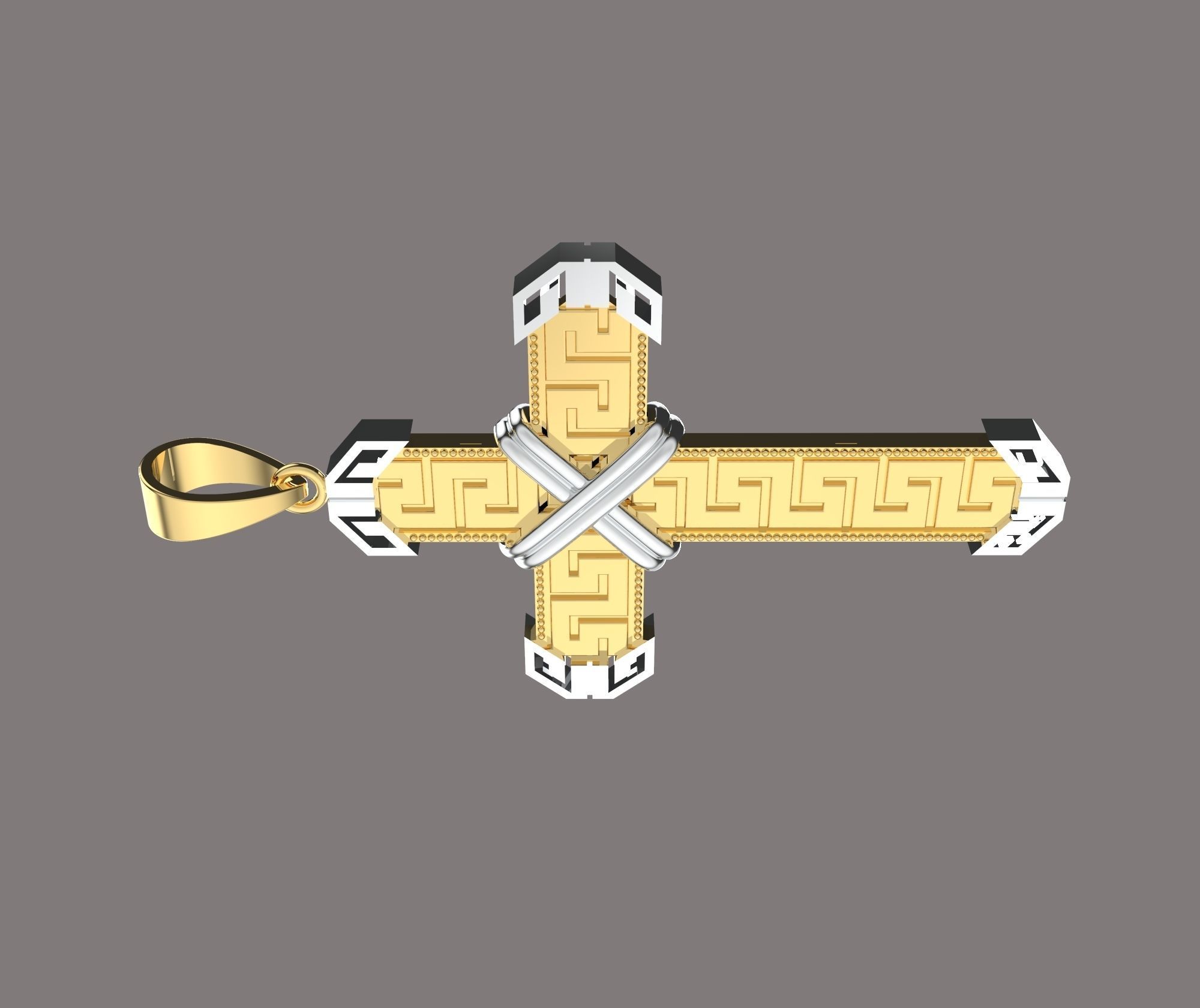 Model 202 Cross 3D print model_3