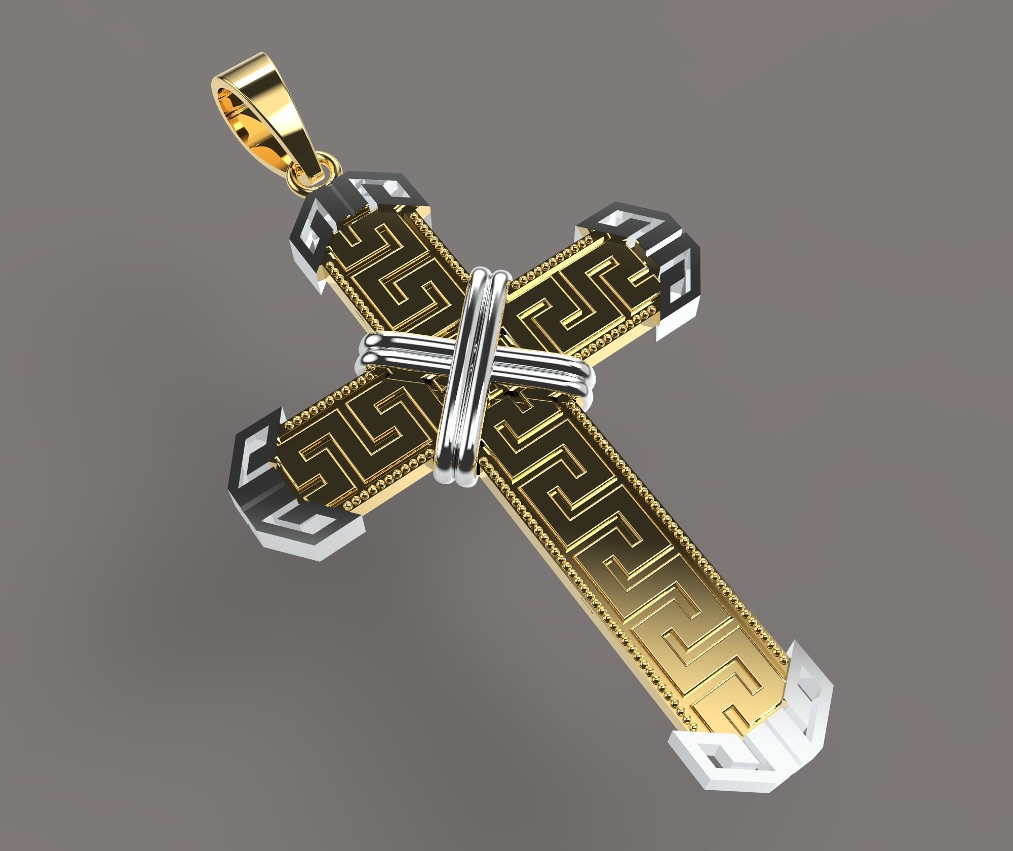 Model 202 Cross 3D print model_1