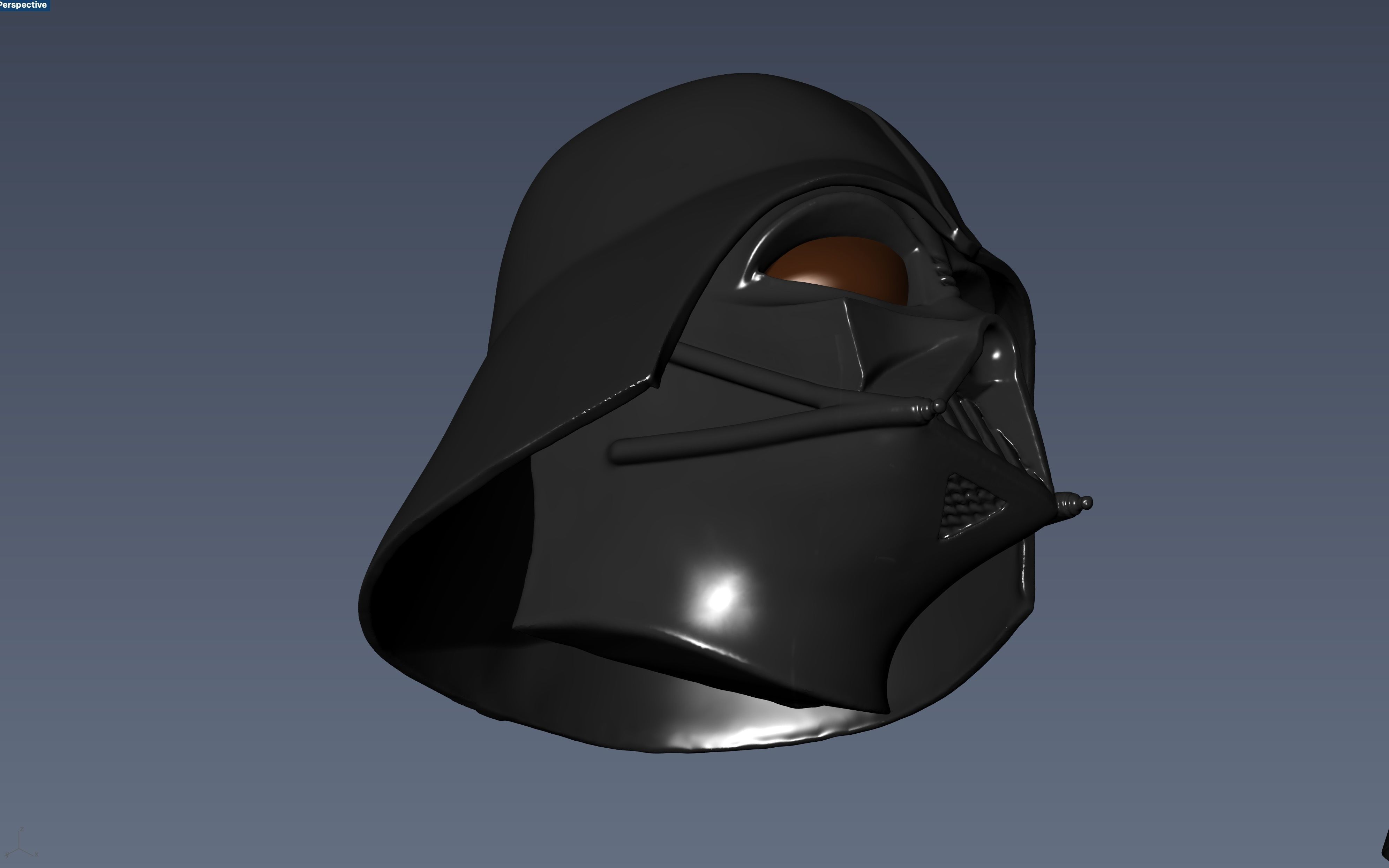 Darth Vader fullscale mask 3D print model_2