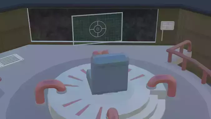 Among us skeld map with rigged characters High Resolution Free low-poly 3D model