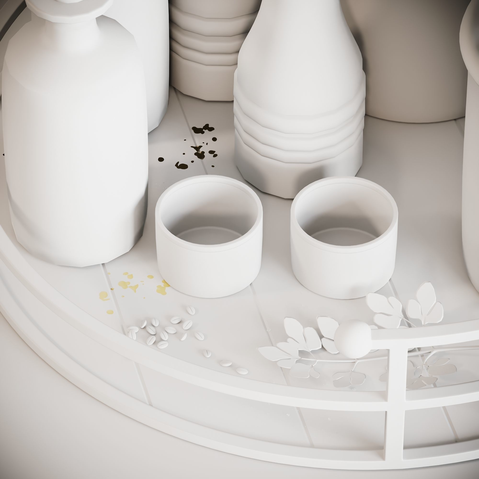 Kitchen Accessories SCENE Corona 3D model_14