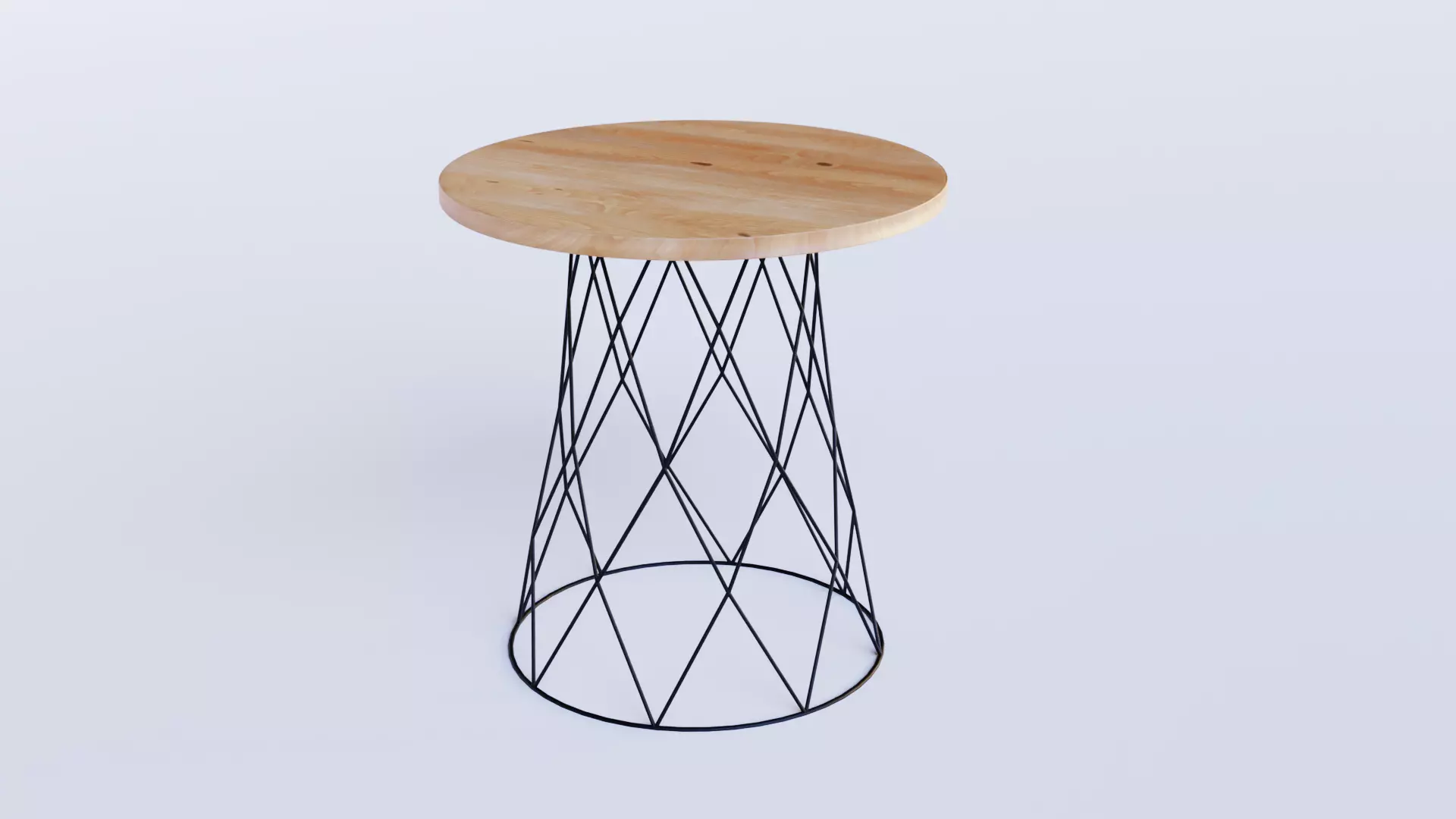 Jester Lamp Table Low-poly 3D model_0