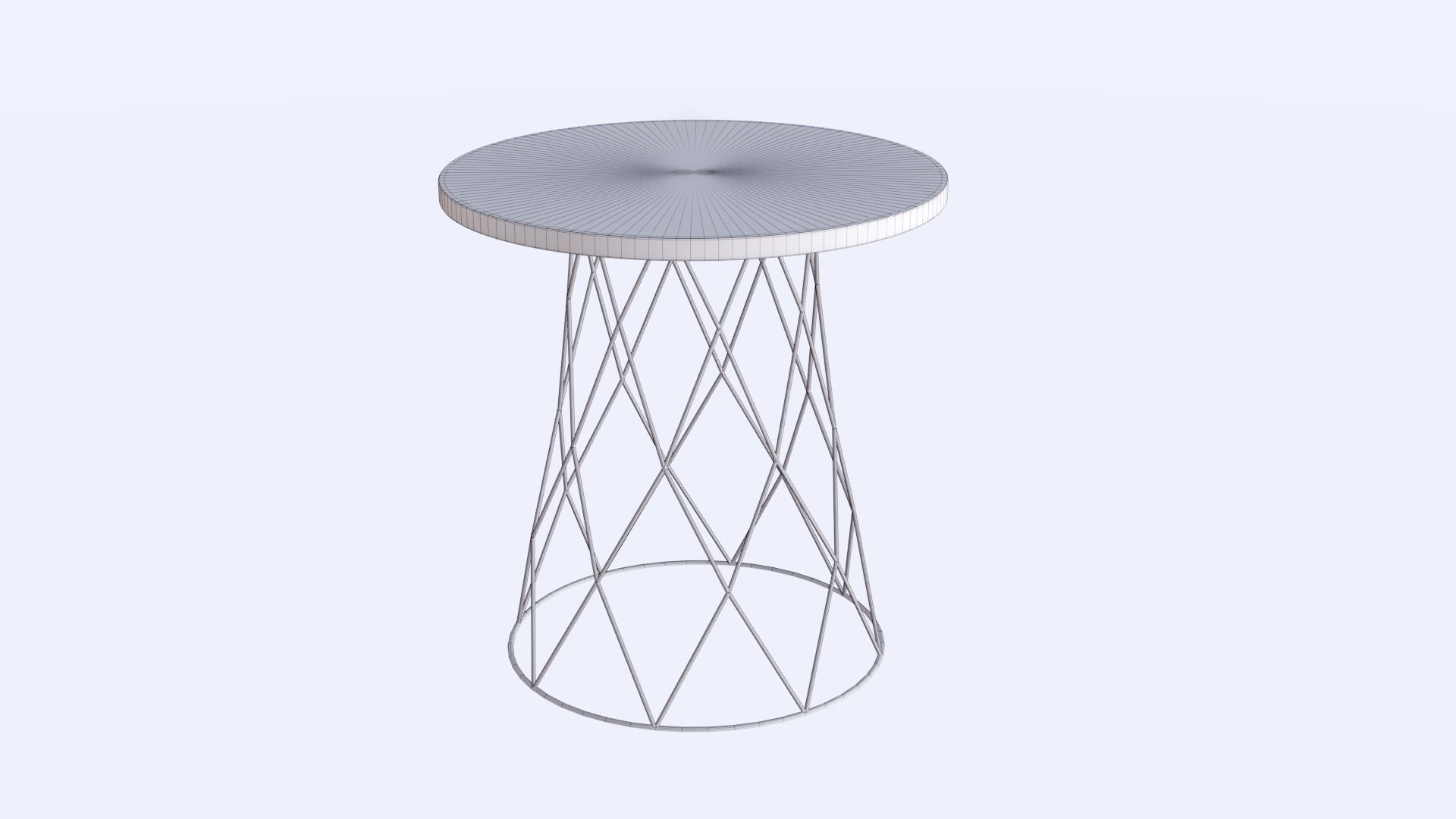 Jester Lamp Table Low-poly 3D model_2