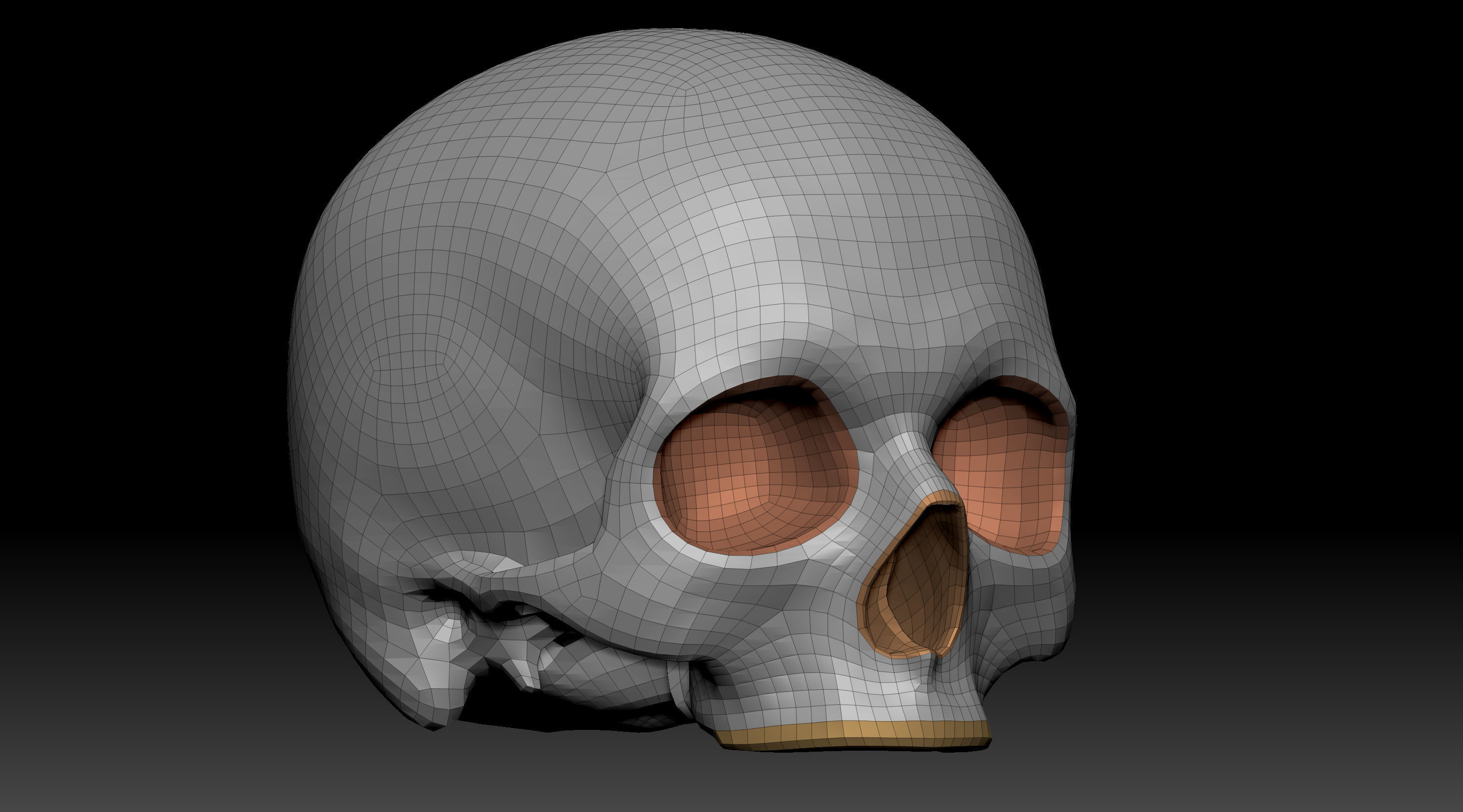 Body Parts BaseMeshes 3D model_10