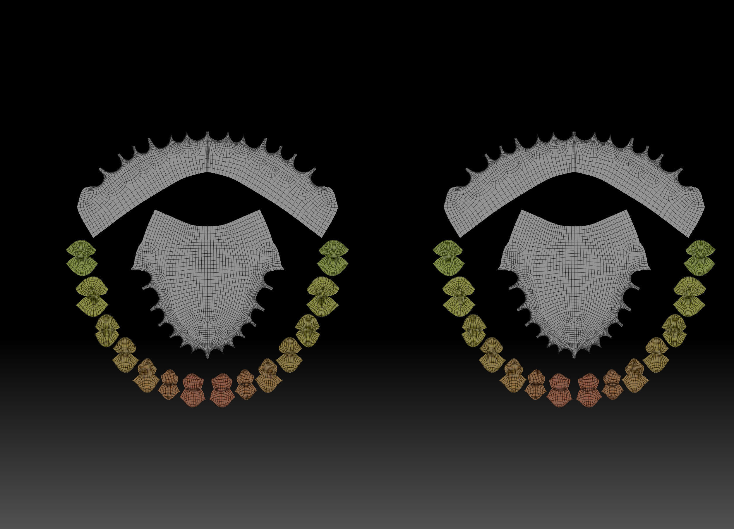 Body Parts BaseMeshes 3D model_15