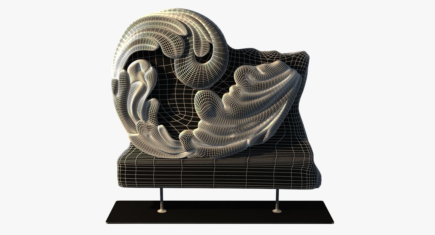 Restoration Hardware  SPANISH ARCHITECTURAL FRAGMENT 3D model_7