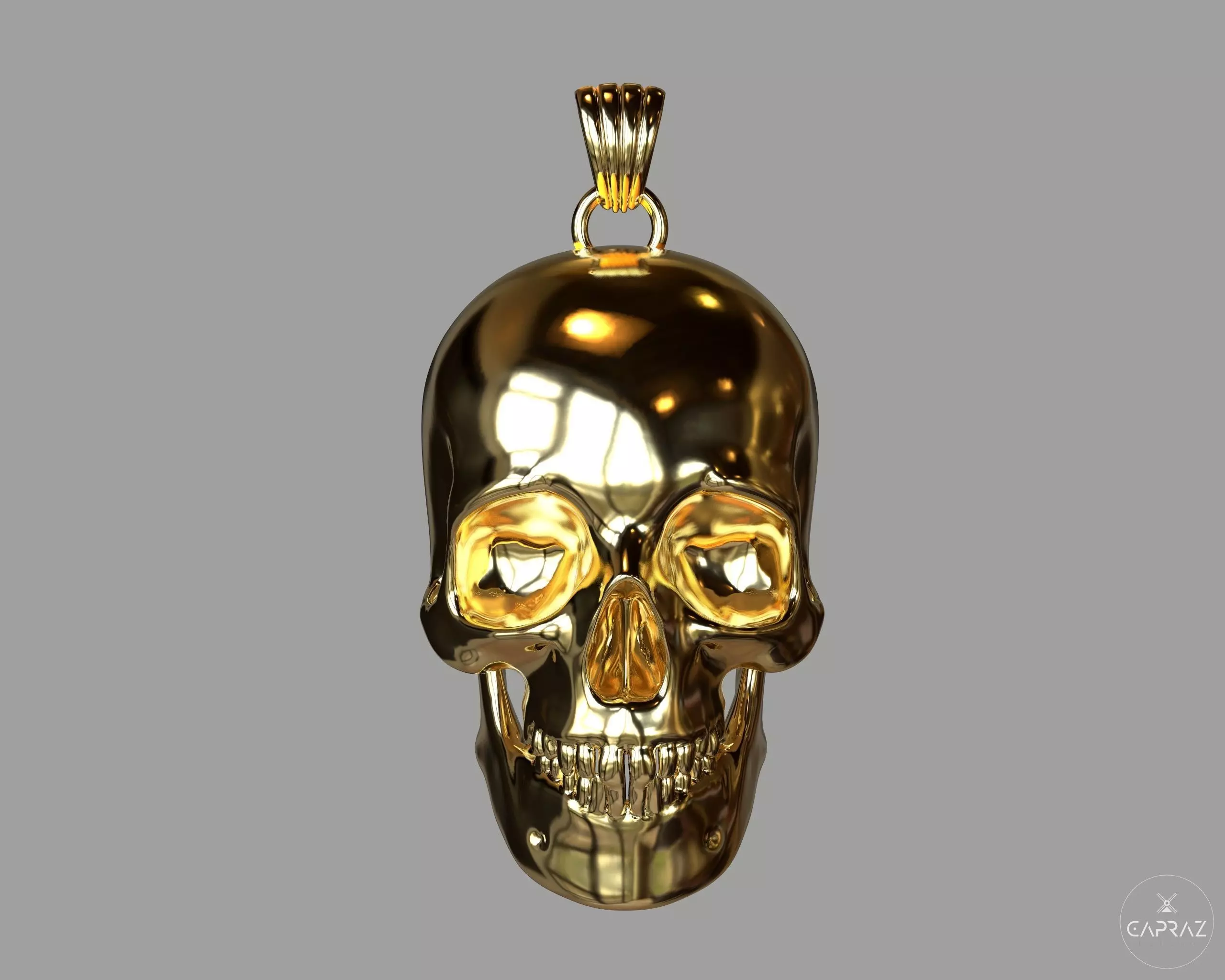 3D Printable Skull Neclace - rc 3D print model_0