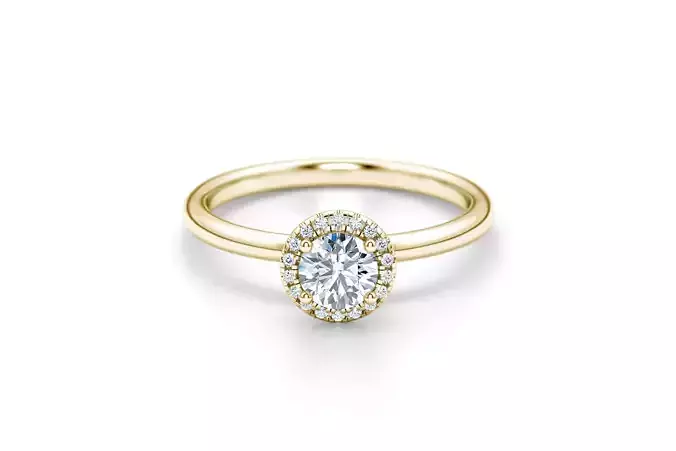 Diamond Jewelry Ring 3D print model