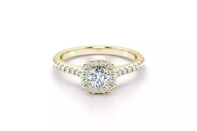 Diamond Jewelry Ring 3D print model