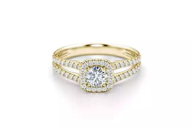 Diamond Jewelry Ring 3D print model