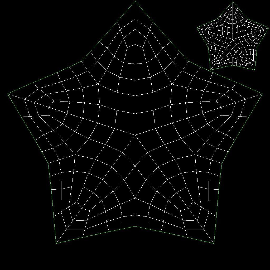 Stars - Sun - Moon Low-poly 3D model_27