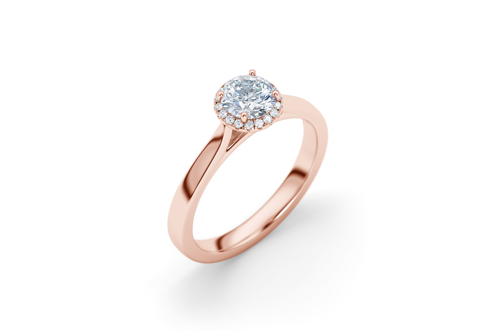 Luxe and Love Engagement Rings 3D Model Collection_45