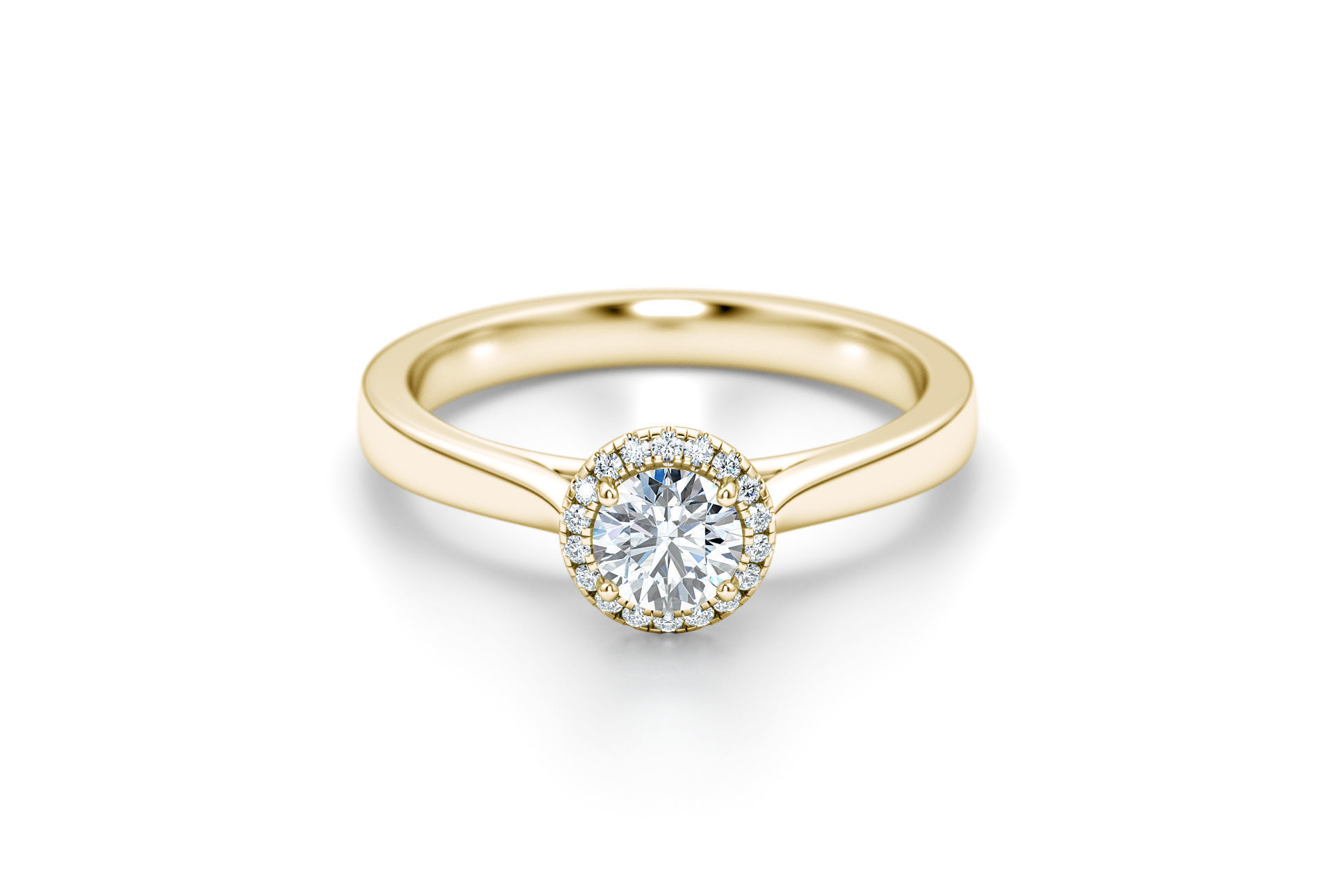 Luxe and Love Engagement Rings 3D Model Collection_15