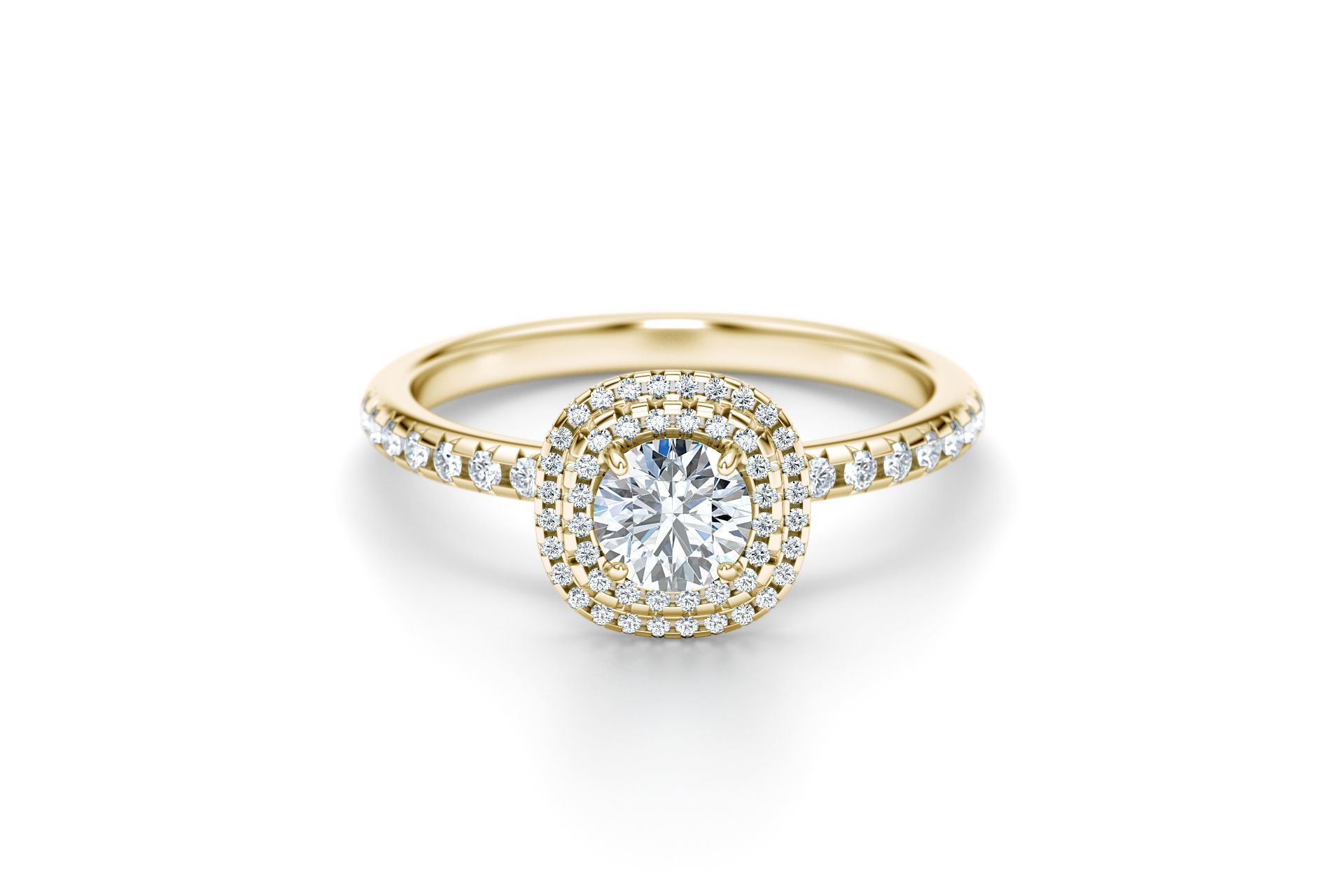 Luxe and Love Engagement Rings 3D Model Collection_16