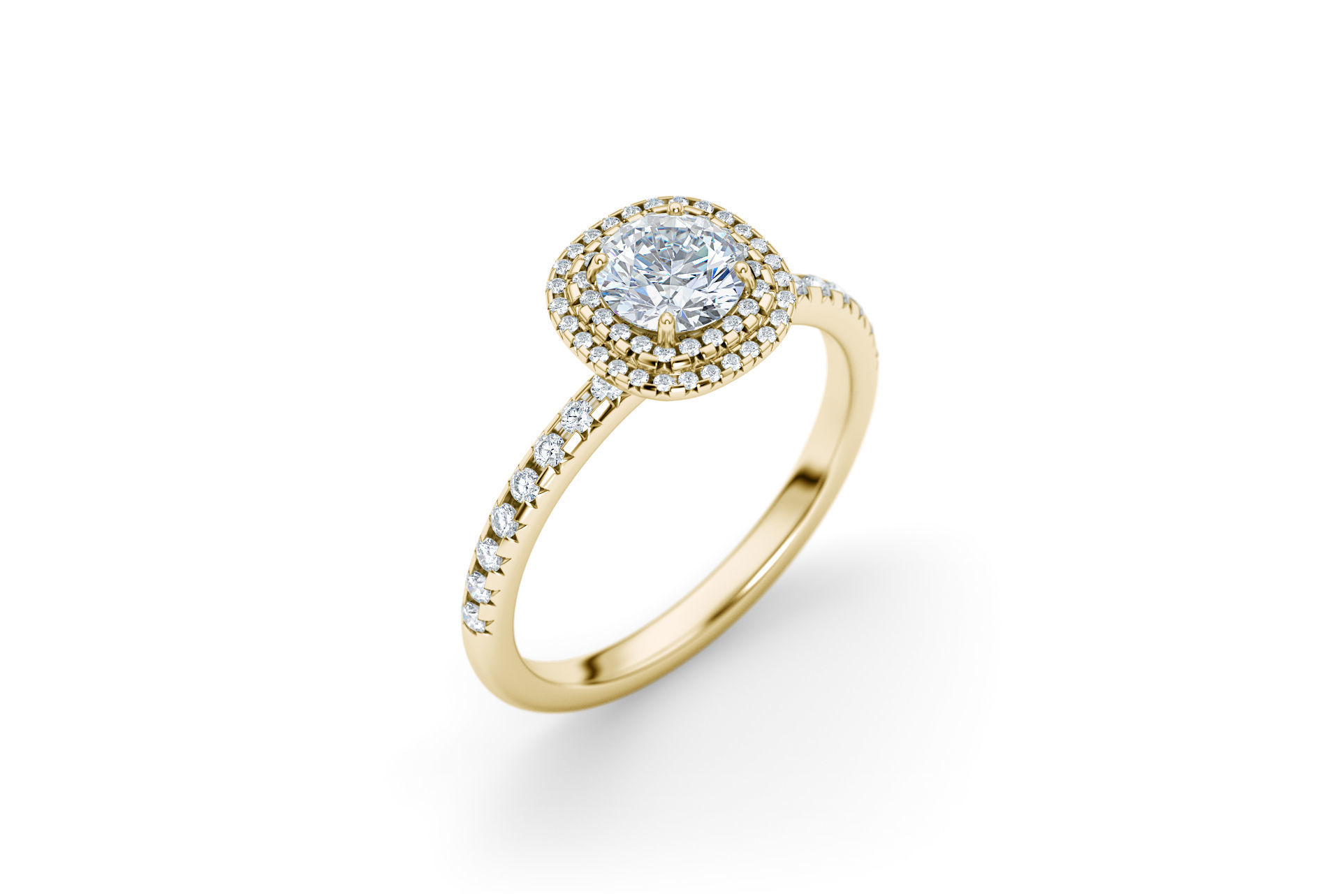 Luxe and Love Engagement Rings 3D Model Collection_42