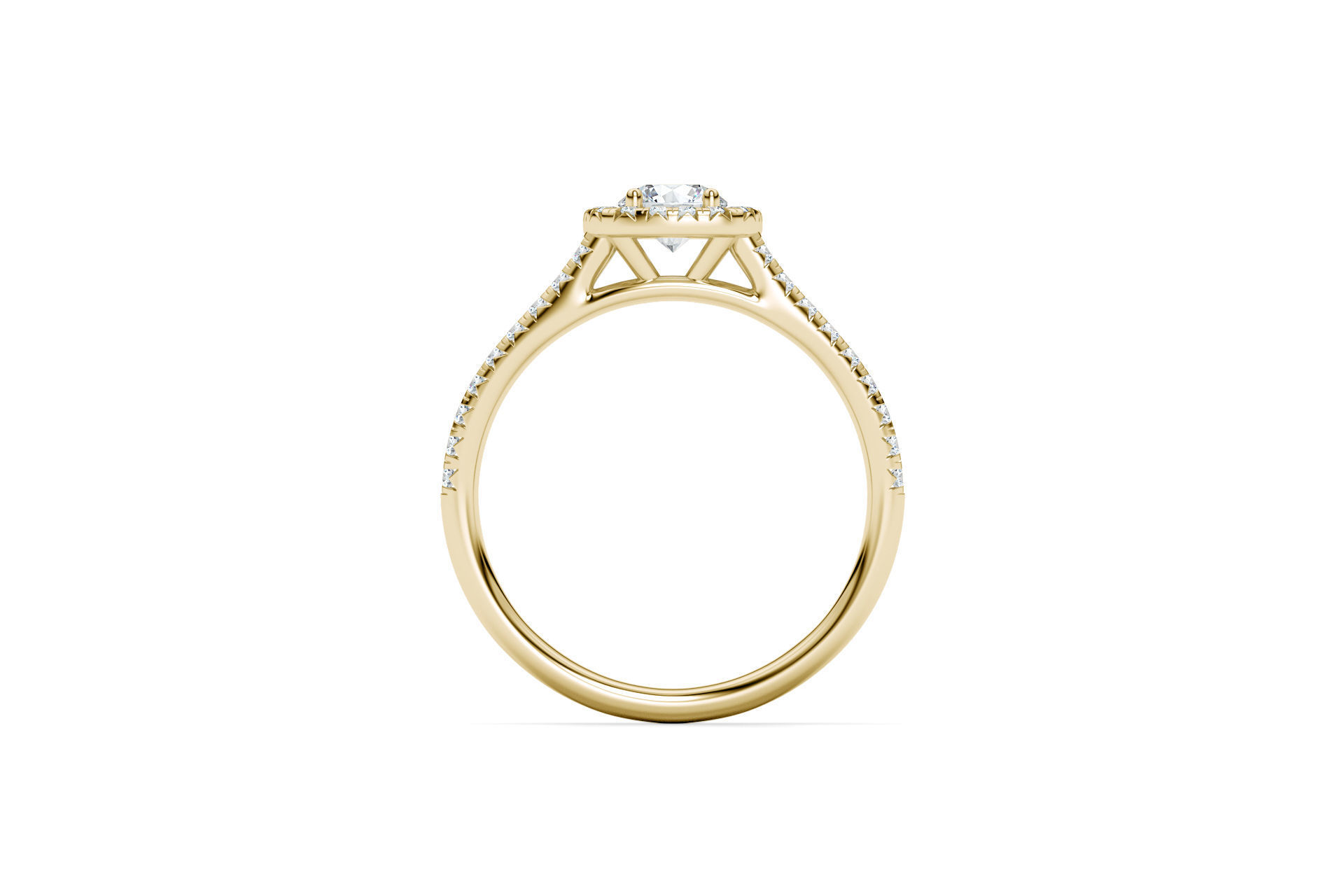 Luxe and Love Engagement Rings 3D Model Collection_35