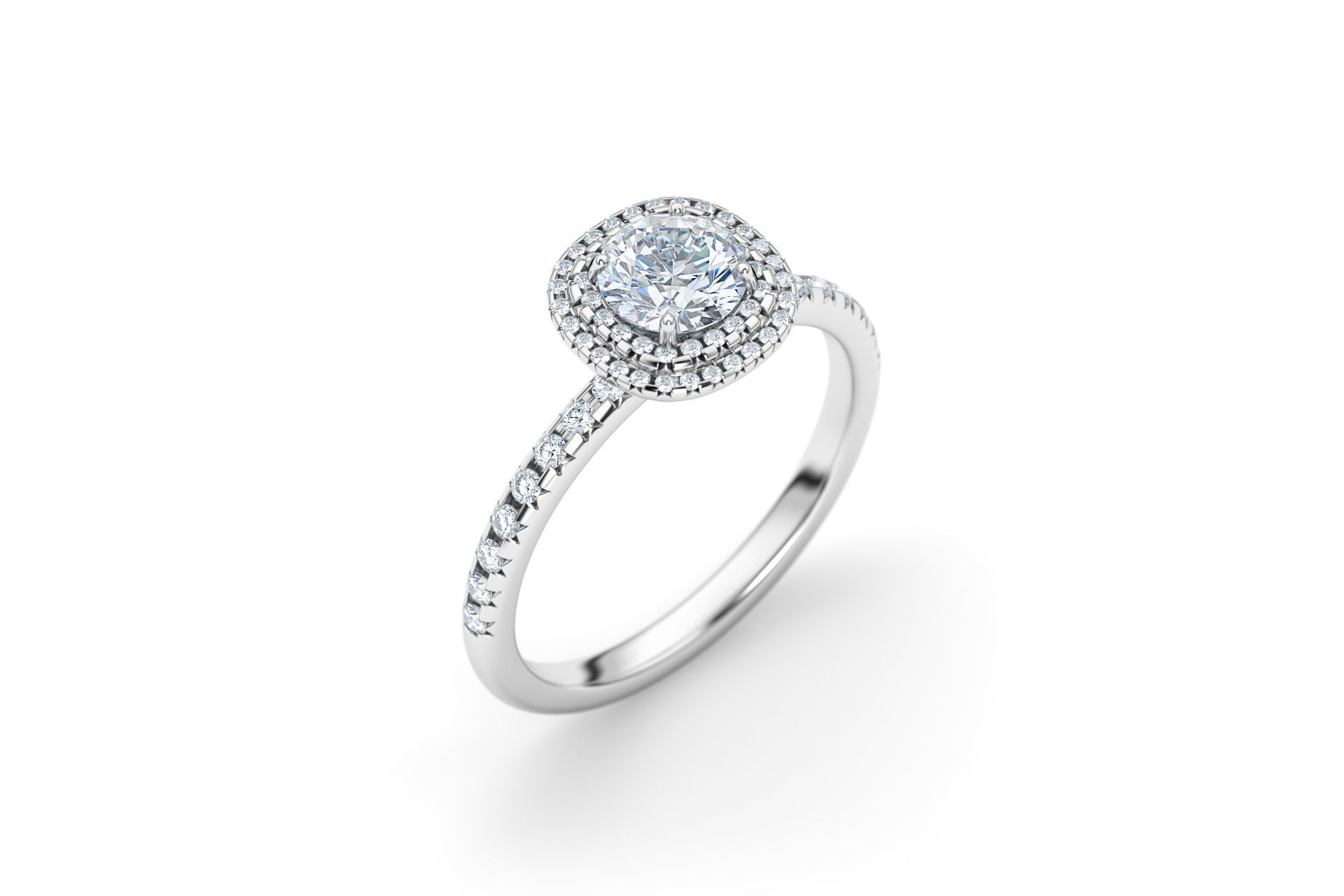 Luxe and Love Engagement Rings 3D Model Collection_40