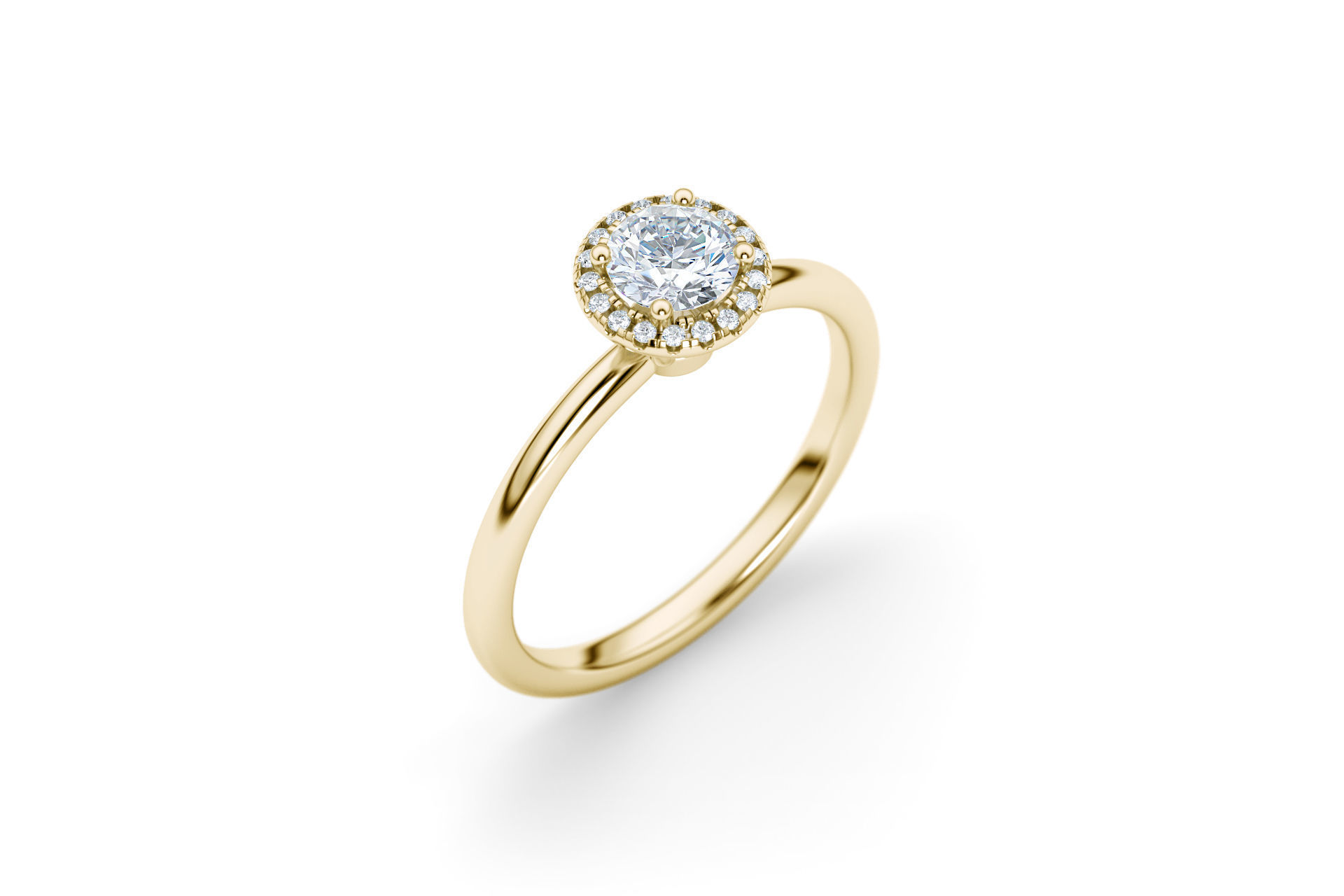 Luxe and Love Engagement Rings 3D Model Collection_21