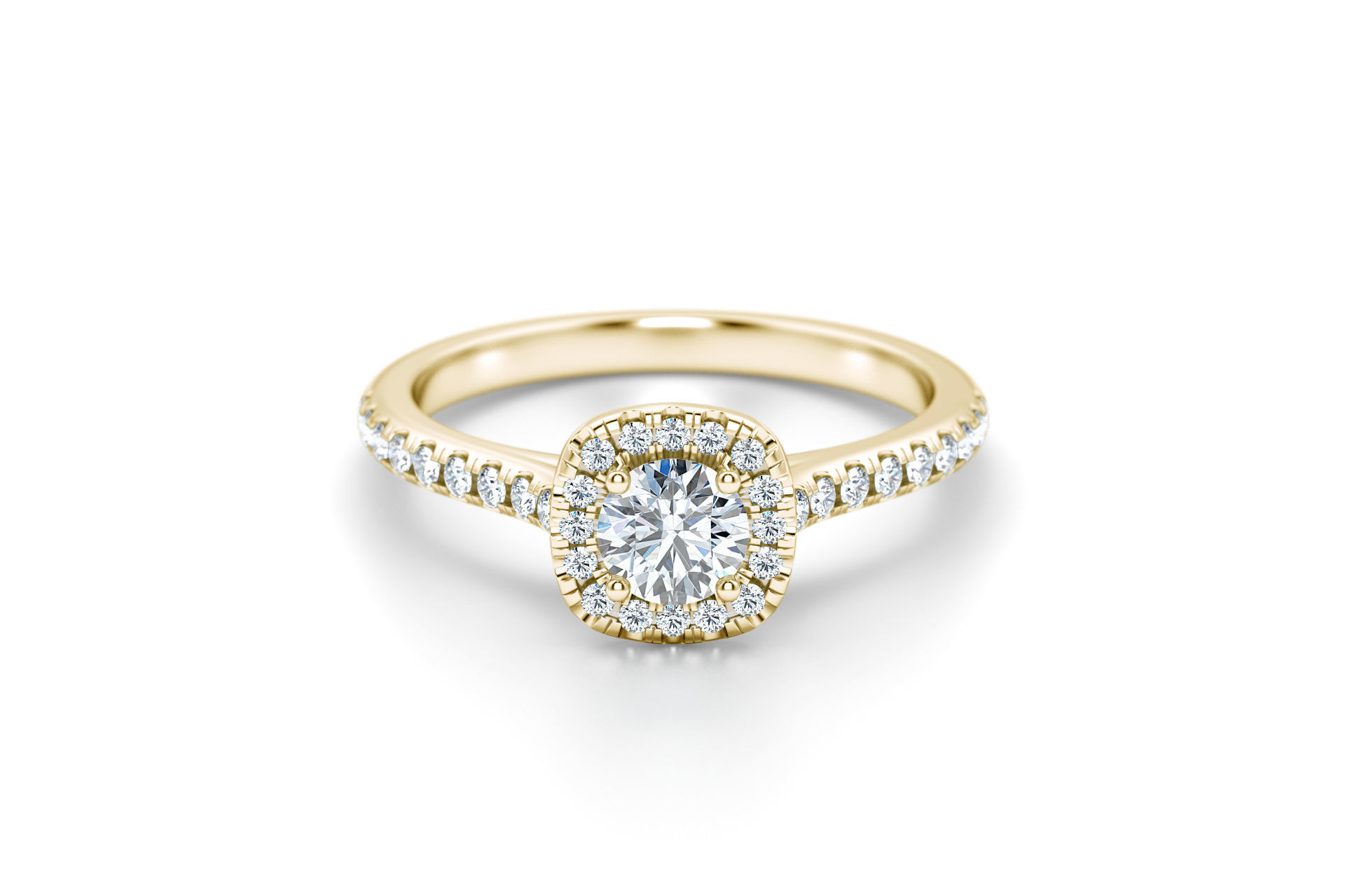 Luxe and Love Engagement Rings 3D Model Collection_10