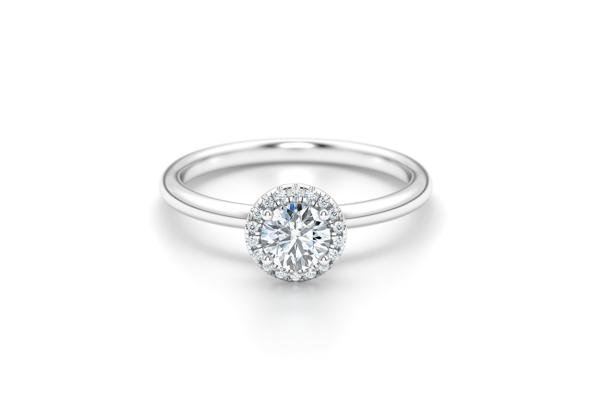 Luxe and Love Engagement Rings 3D Model Collection_9