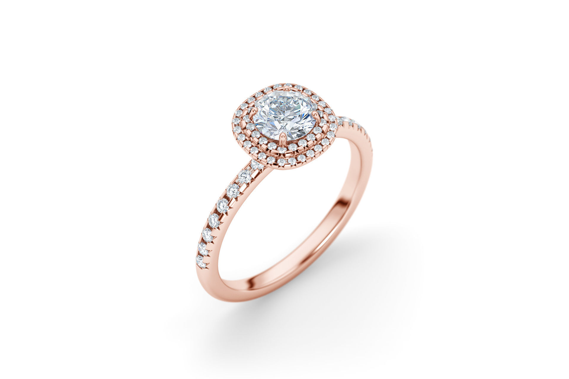 Luxe and Love Engagement Rings 3D Model Collection_38