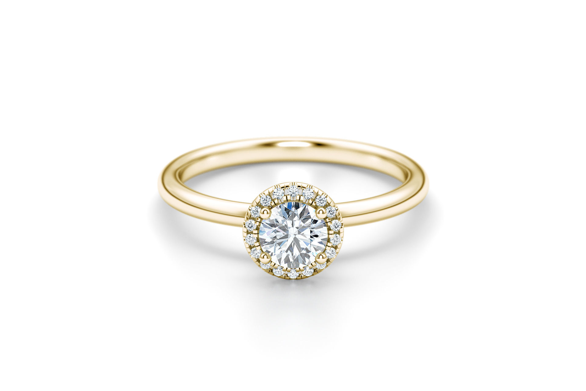Luxe and Love Engagement Rings 3D Model Collection_11