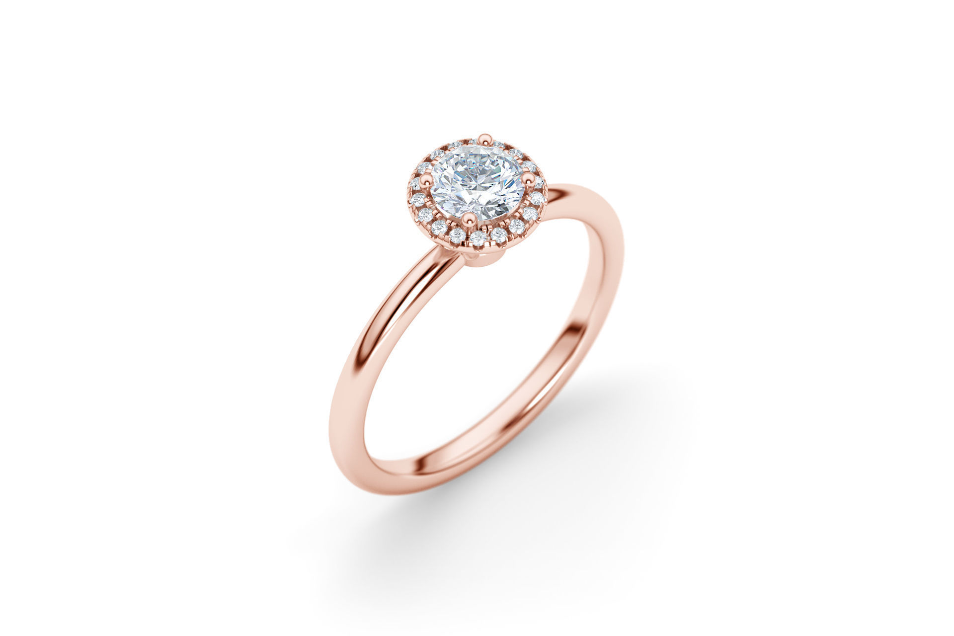Luxe and Love Engagement Rings 3D Model Collection_25