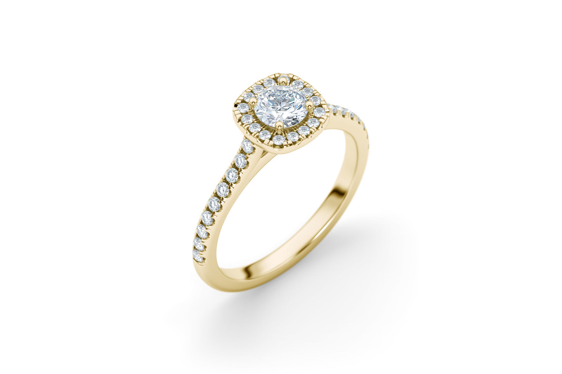 Luxe and Love Engagement Rings 3D Model Collection_30