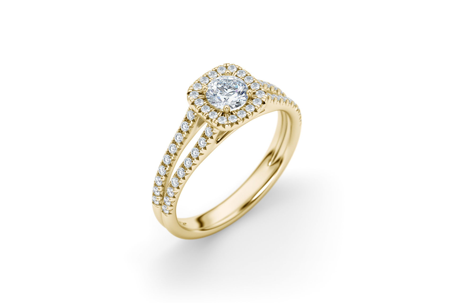 Luxe and Love Engagement Rings 3D Model Collection_27