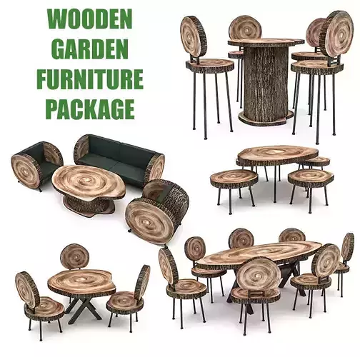 Wooden Garden Furniture Package