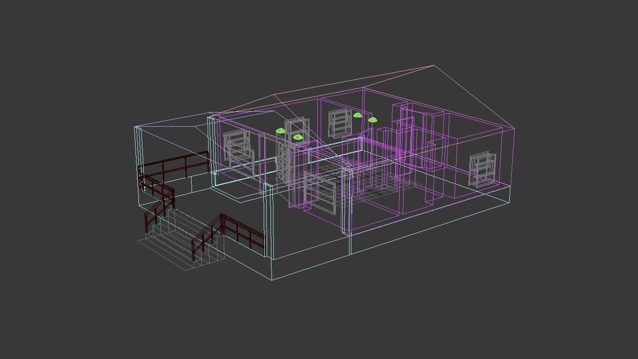farm house 3D model_4