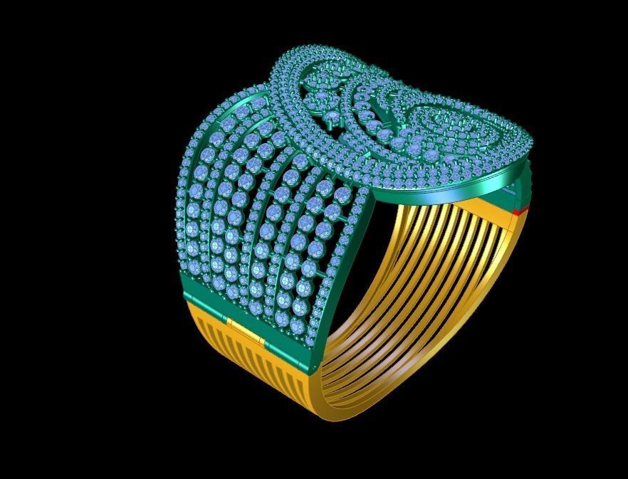 bracelet 18k 3D model_4