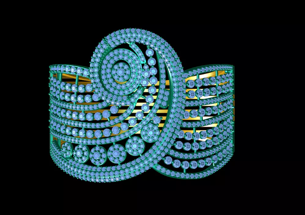 bracelet 18k 3D model_0