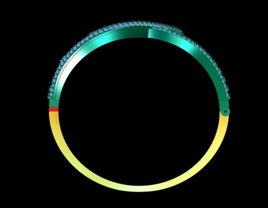 bracelet 18k 3D model_1