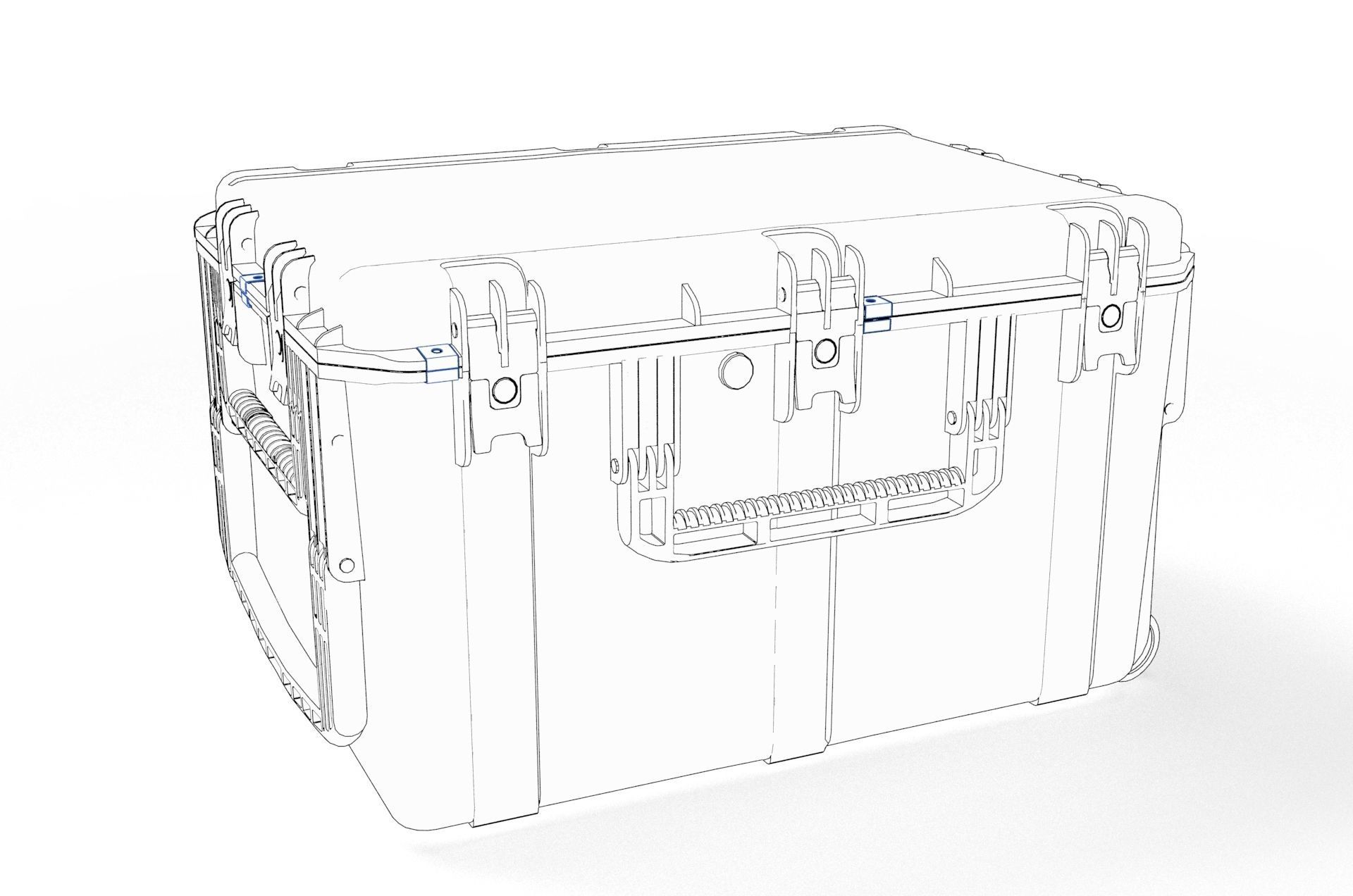 Box-Military Case isky 3D model_8