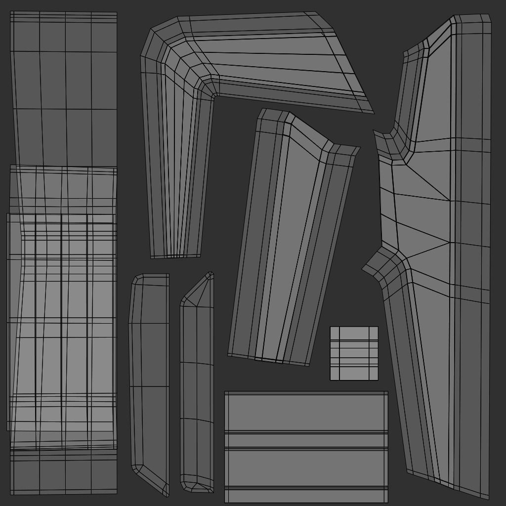 wood chair 3D model_7