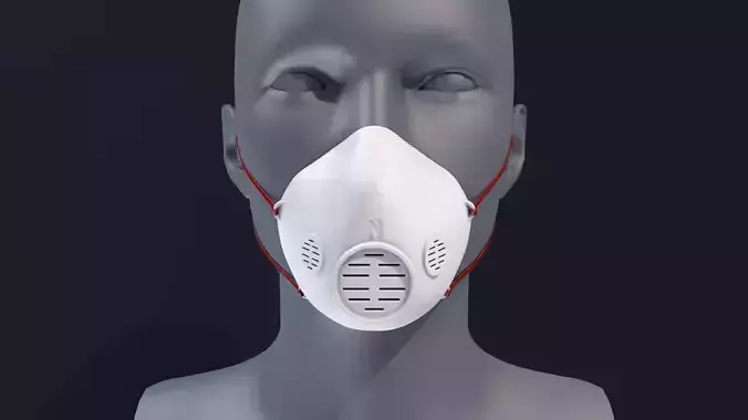 Face mask 3D Printable Model 3D print model