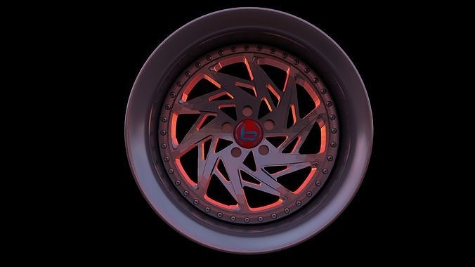 Car Wheel - Brada Tr-V  3D model