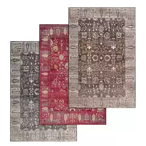 Rug Set 479 3D model