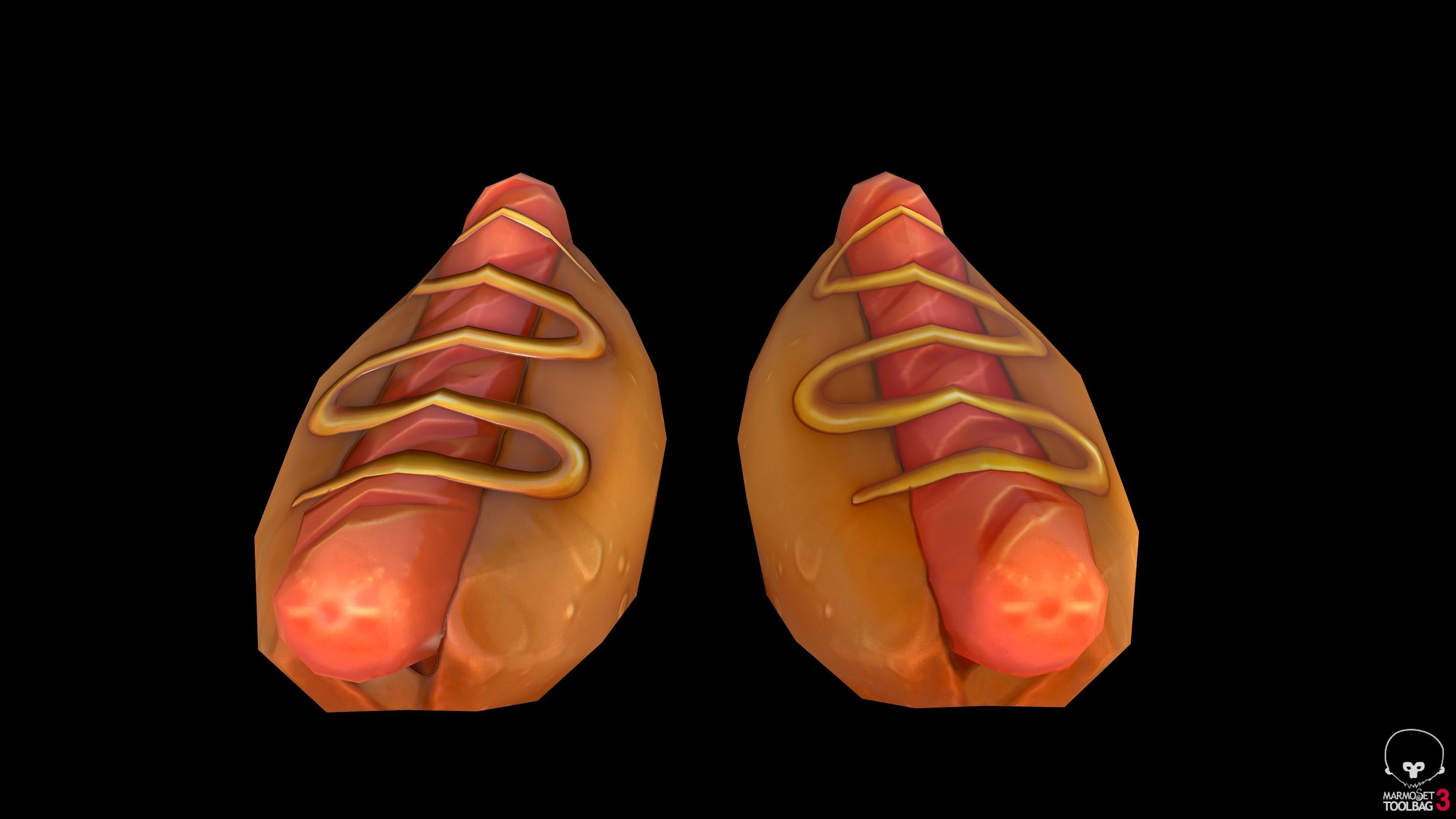 Handpainted model pack 3D model_2