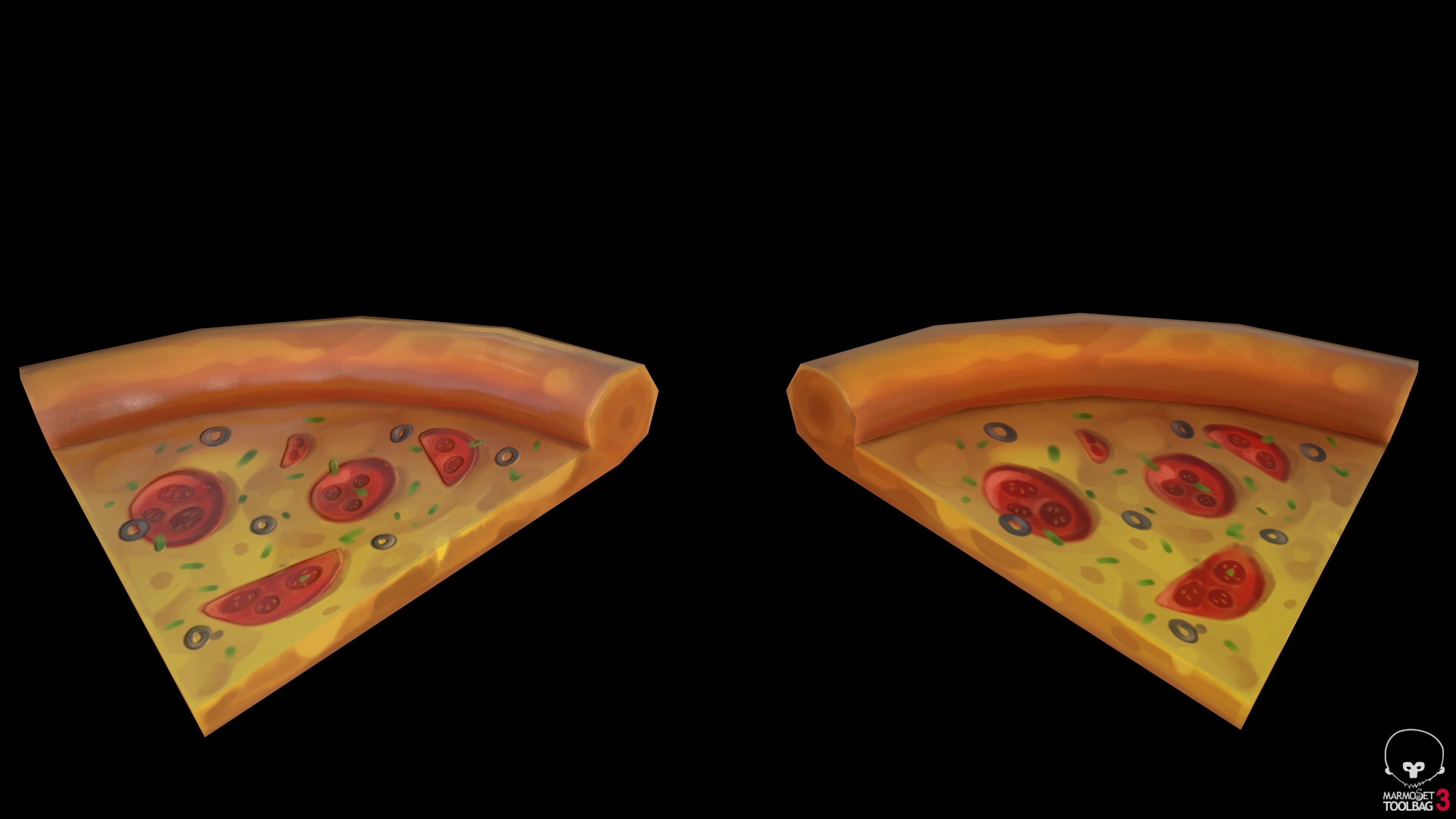 Handpainted model pack 3D model_8