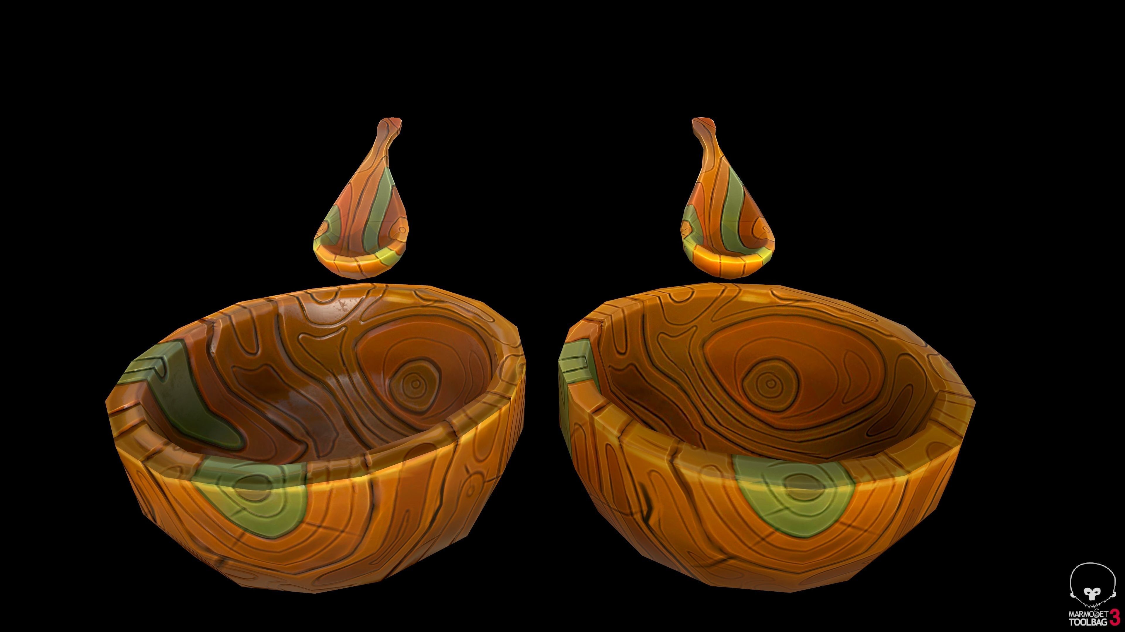 Handpainted model pack 3D model_4