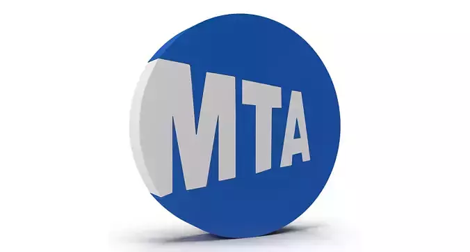 New York Subway Logo 3D model