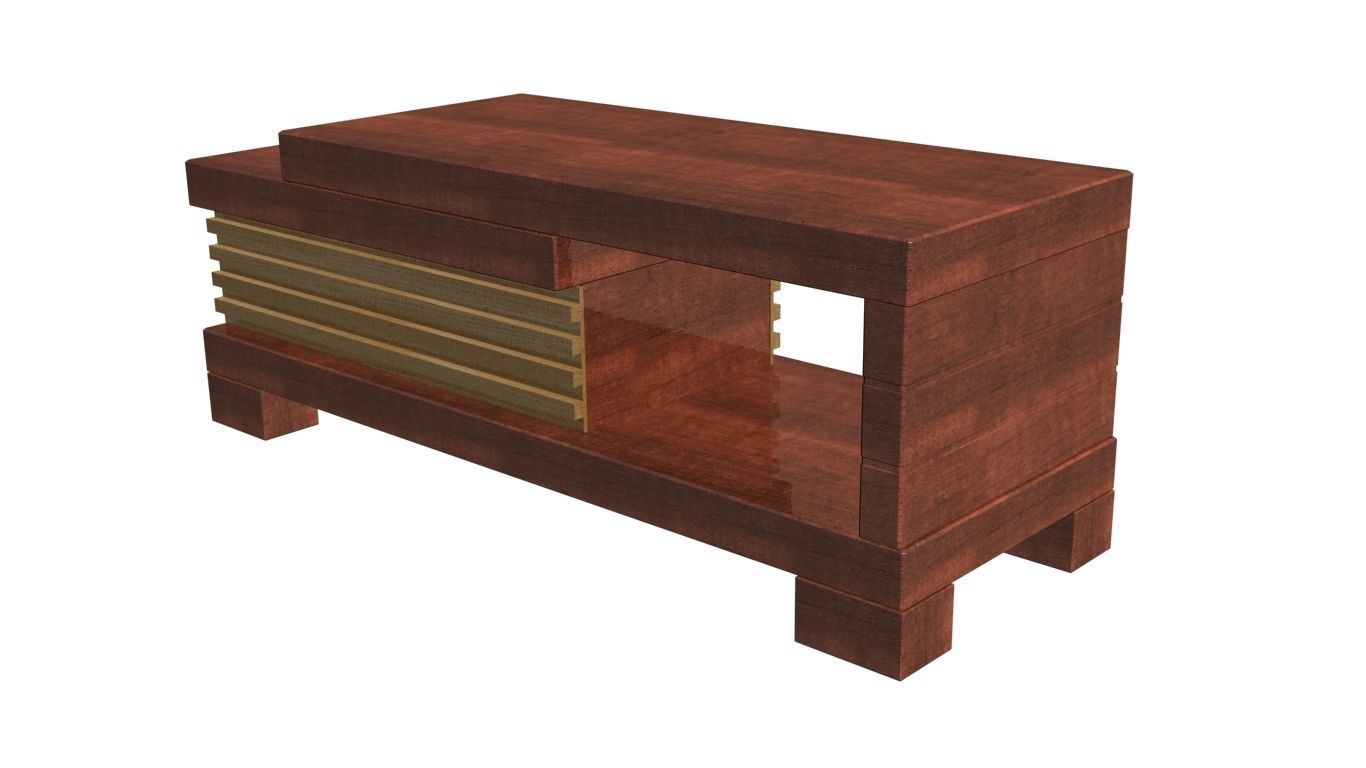 Coffee table 3D model_5