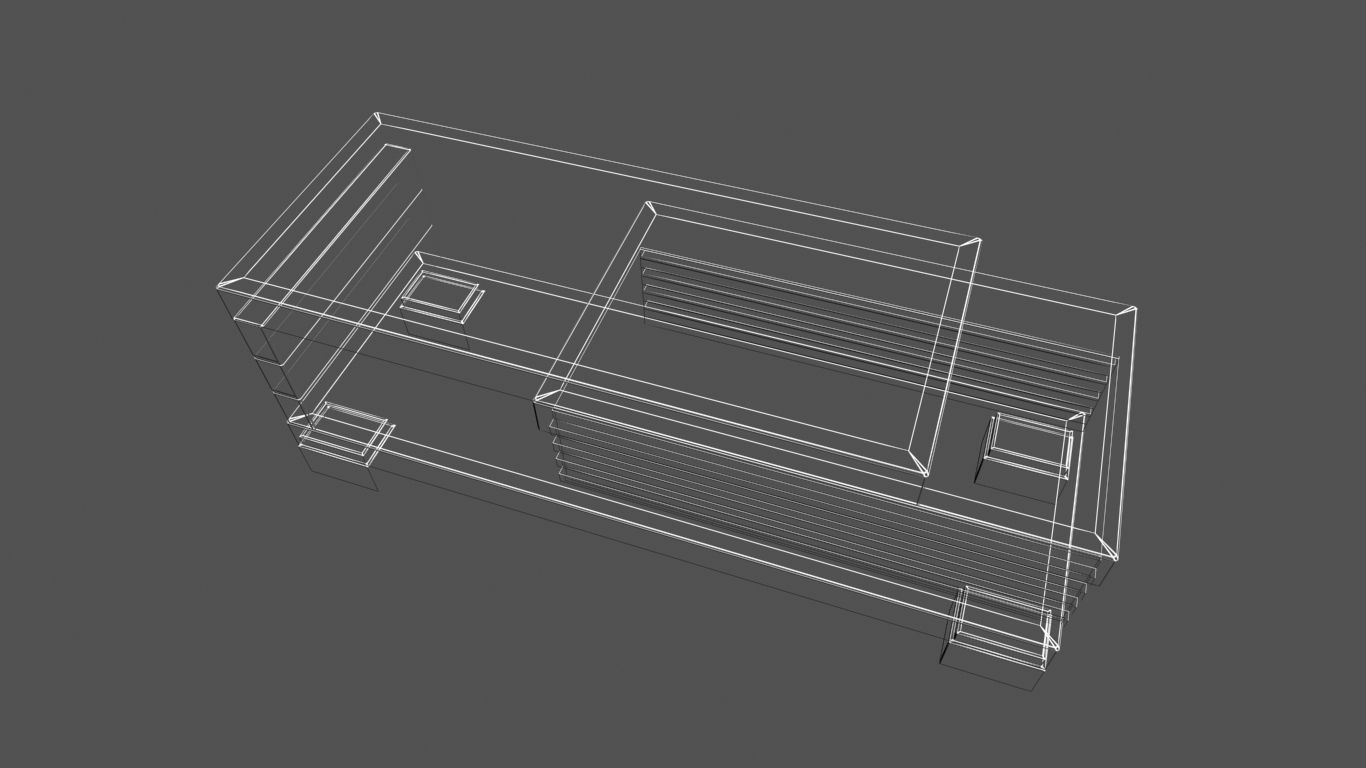 Coffee table 3D model_9